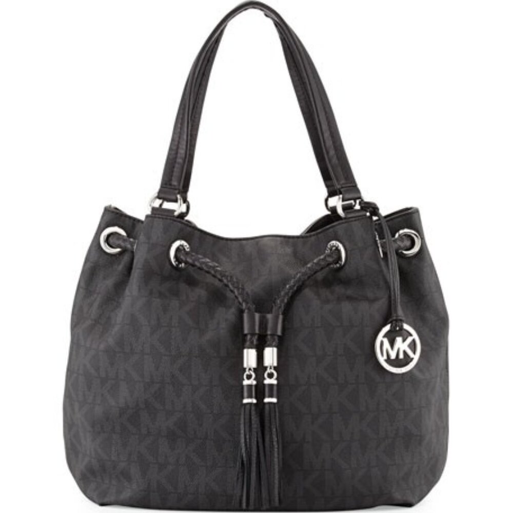 NEW Michael Kors Jet Set Gathering Tassel Shoulder Bag Purse